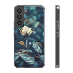 Teal Rosebud Serenade | Flexible Phone Case for Samsung Galaxy