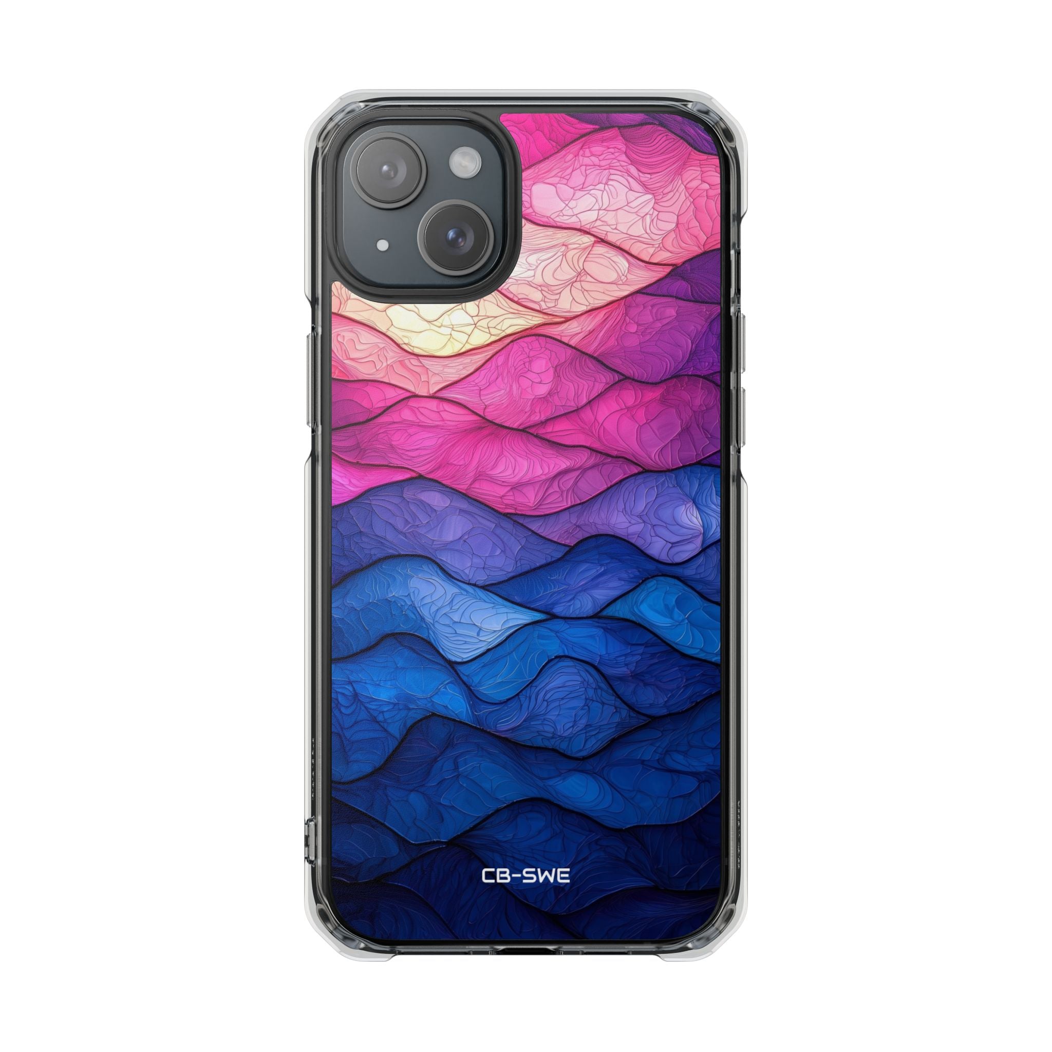 Waves Embrace Light iPhone Case - Impact