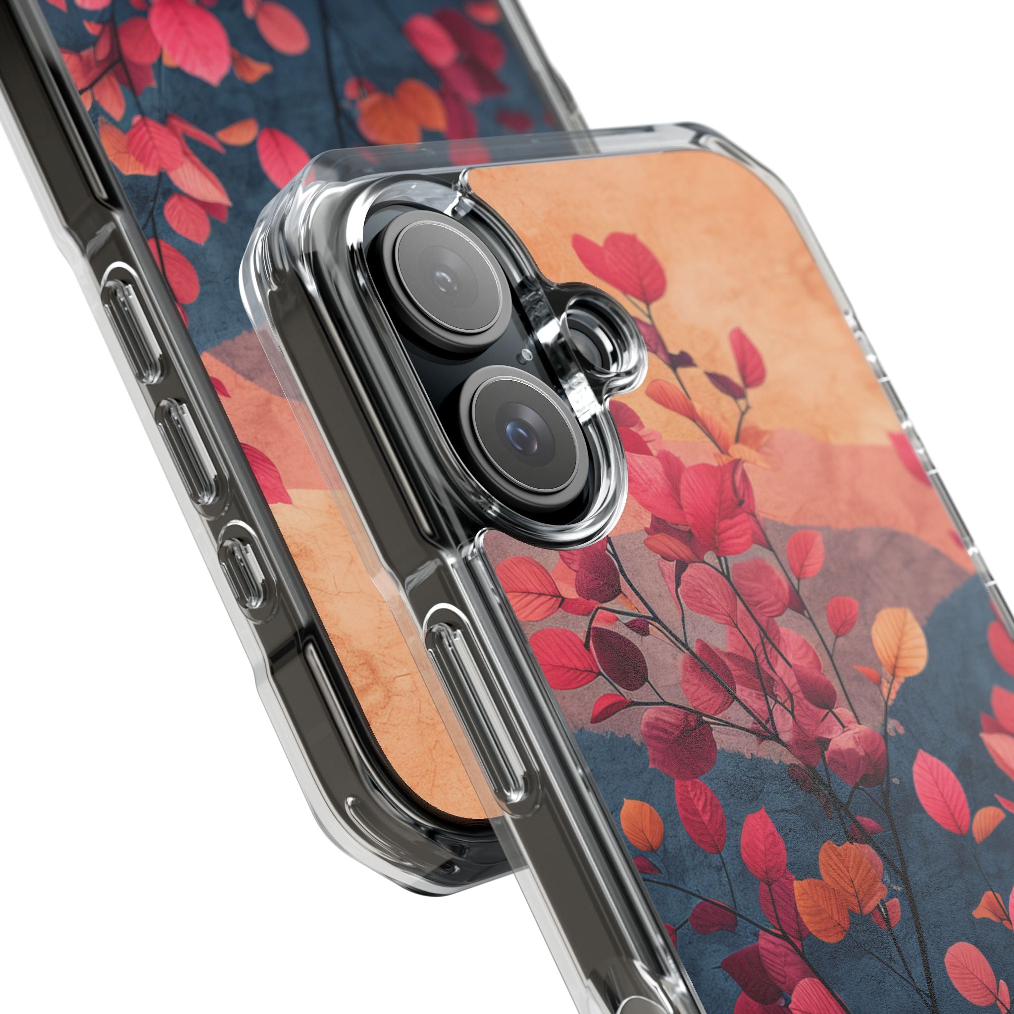 Autumn Tree Harmony - Clear Impact iPhone 16 Phone Case