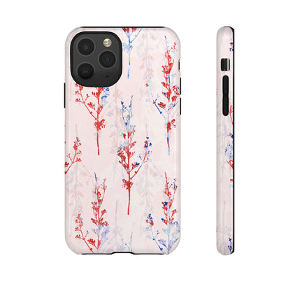 Pink Vintage Flowers - Protective Phone Case