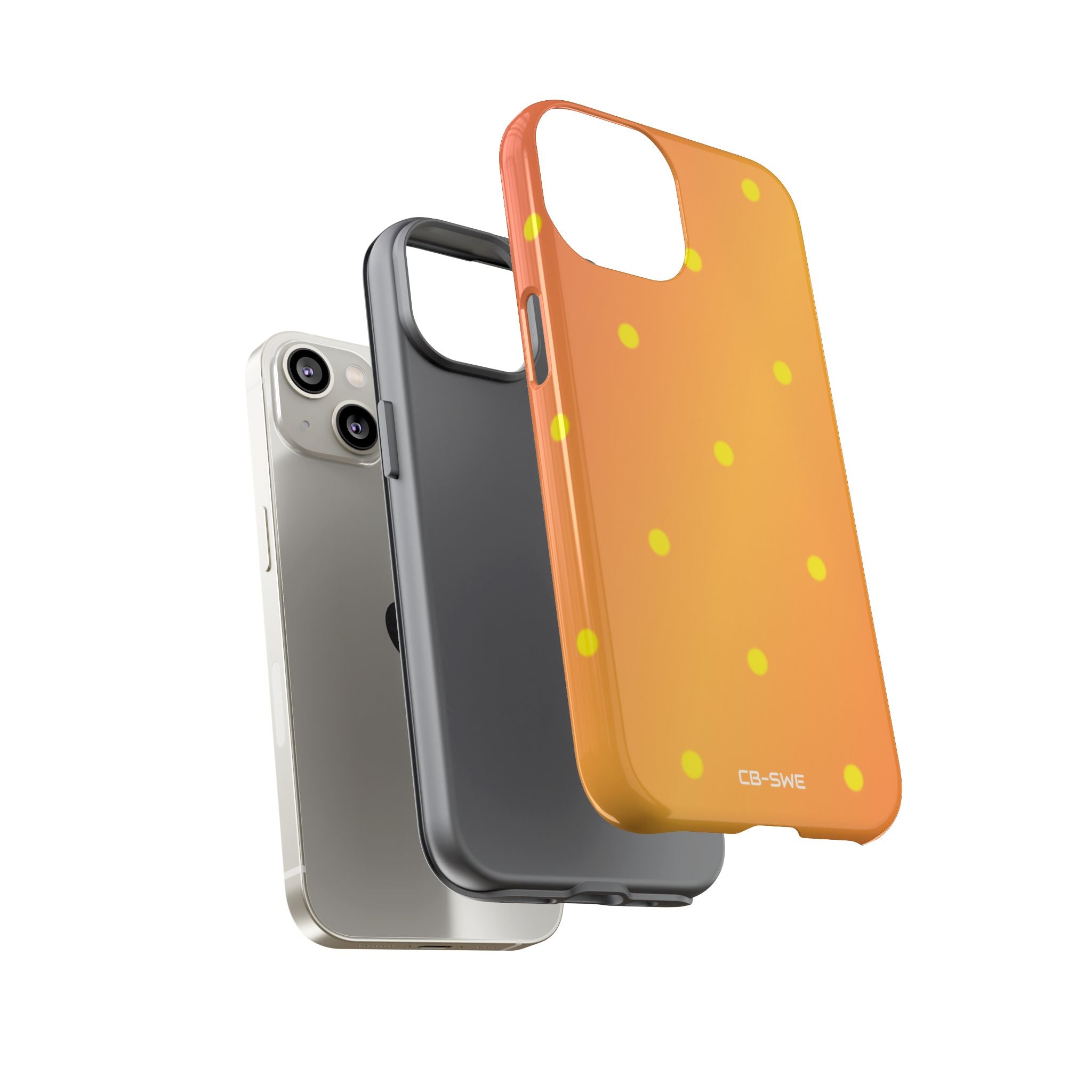 Sunset Dots Radiance - iPhone Case