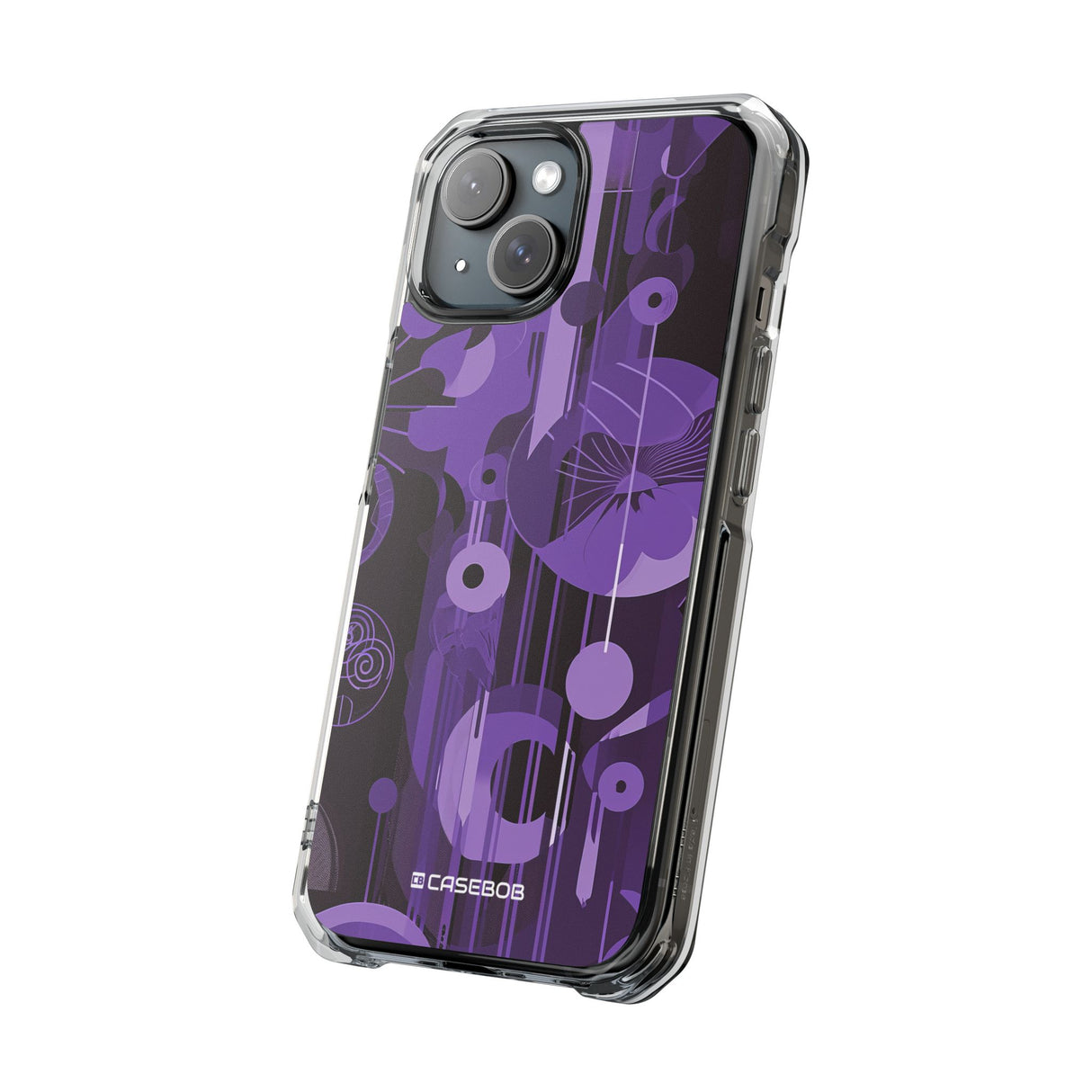 Pantone Ultra Violet | Handyhülle für iPhone (Clear Impact Case – magnetisch) 