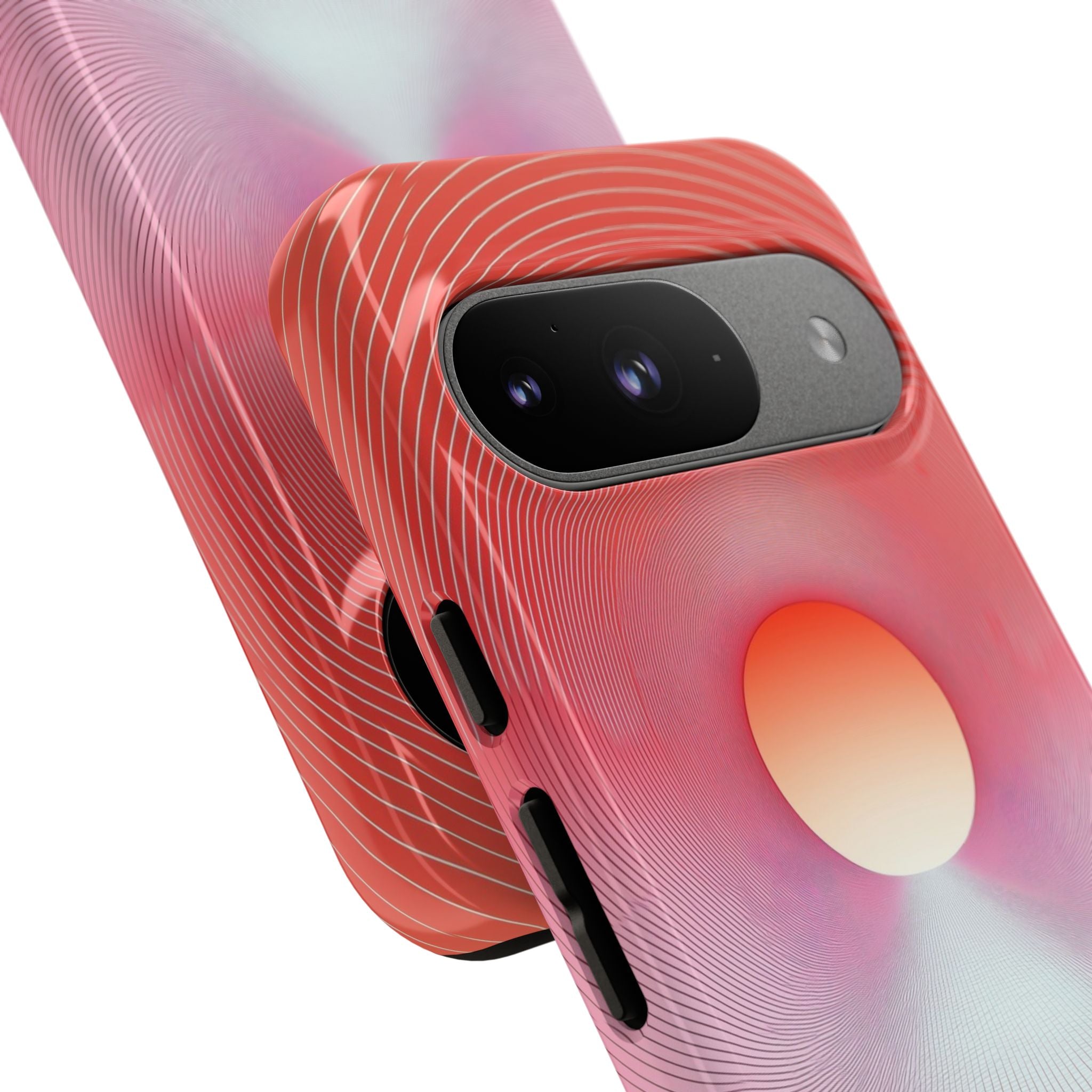 Orange Portal Google Pixel 9 Case - Tough