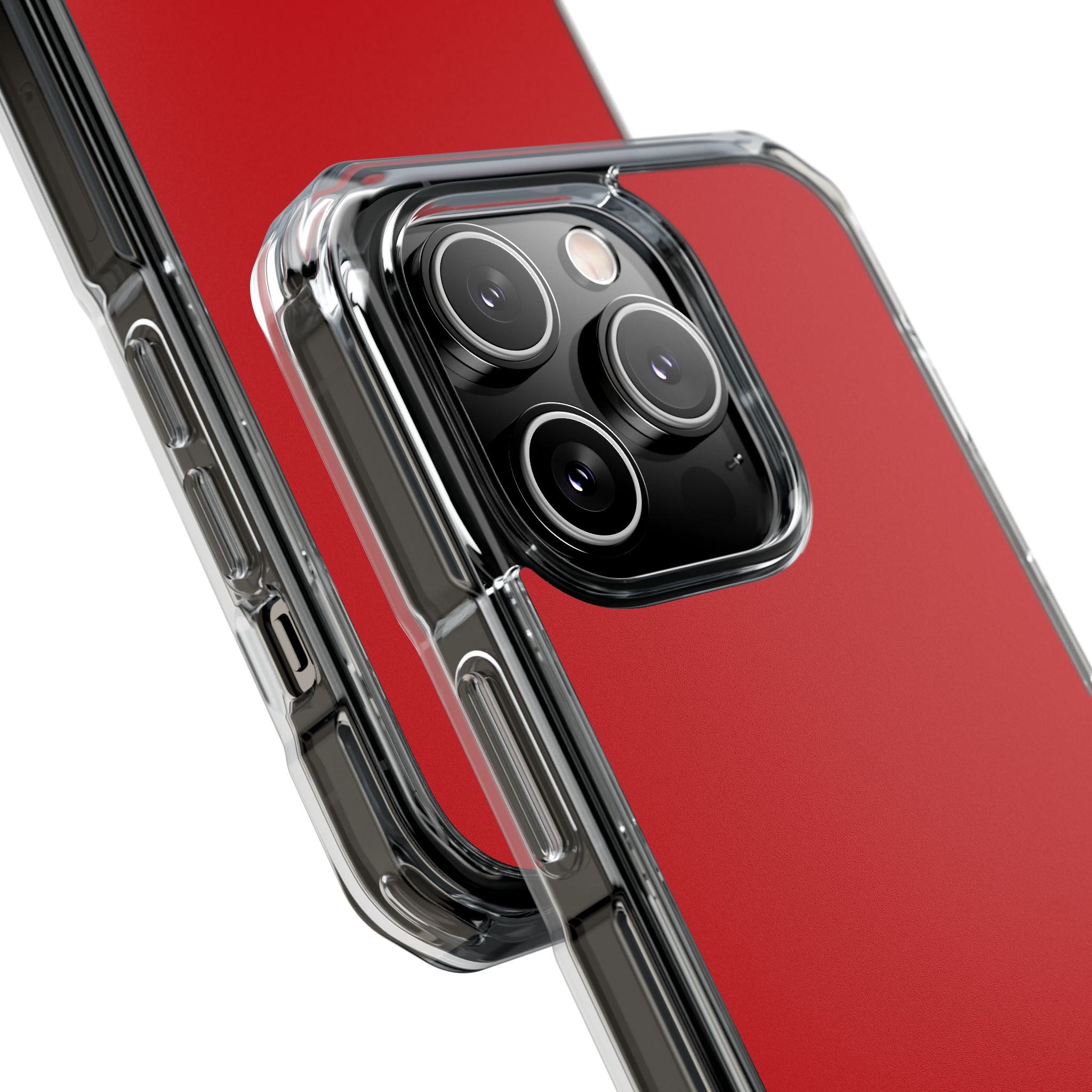 Venetian Red - Clear Impact Case for iPhone