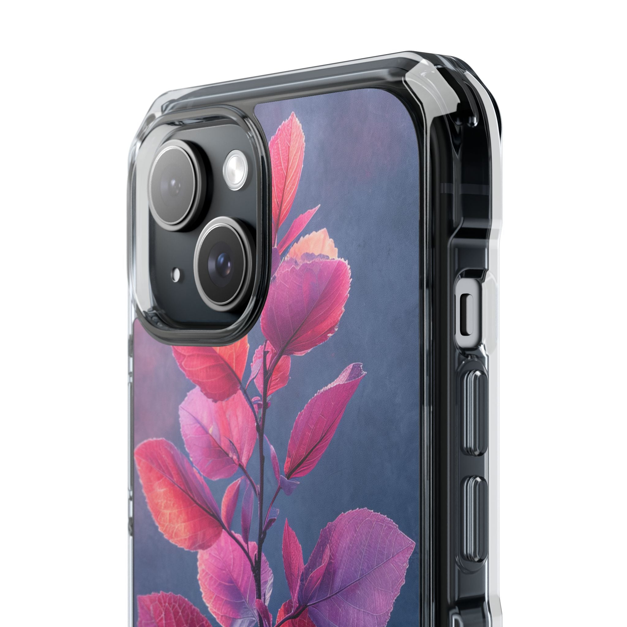 Pink Blue Nature - Clear Impact iPhone 15 Phone Case