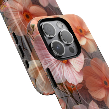 Serene Botanical Blooms - Tough + MagSafe® iPhone 15 Phone Case