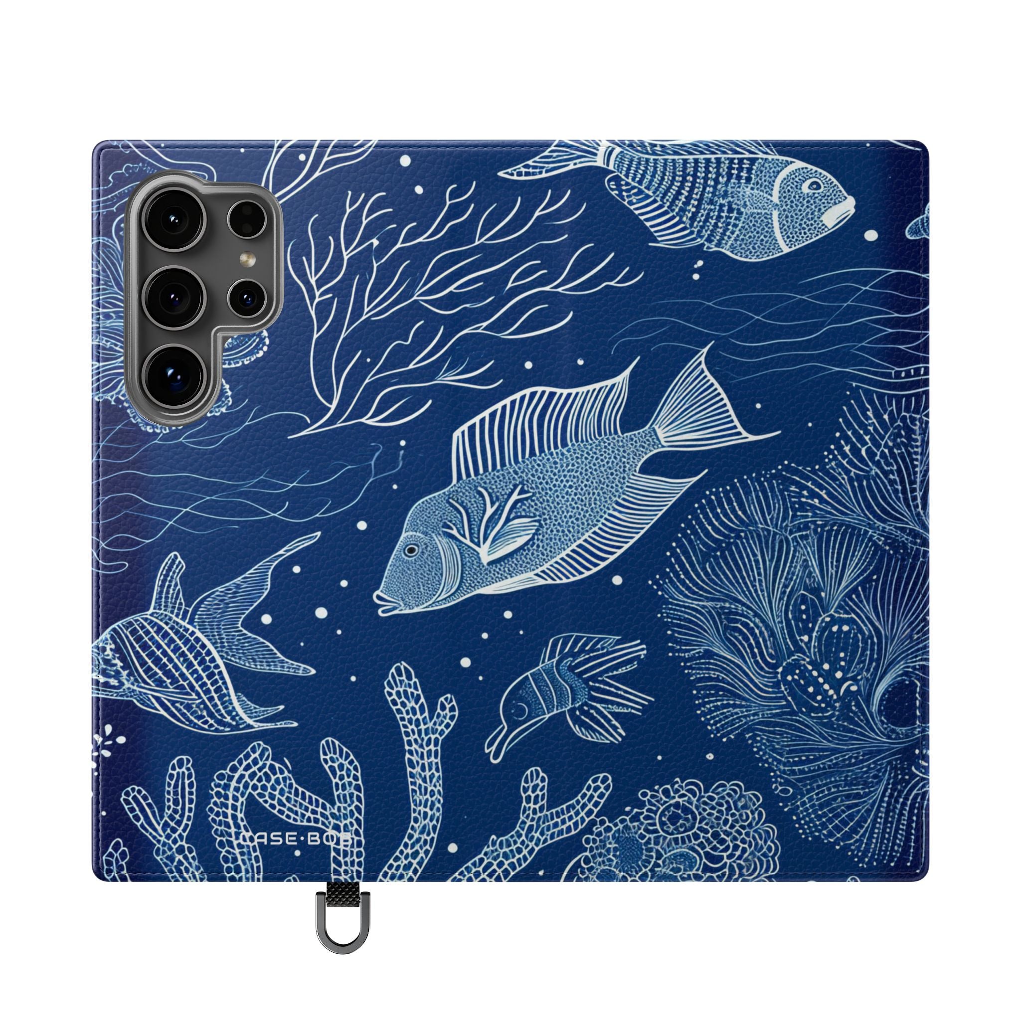 Blue Scale Reef - Samsung S24 Ultra Case - Wallet