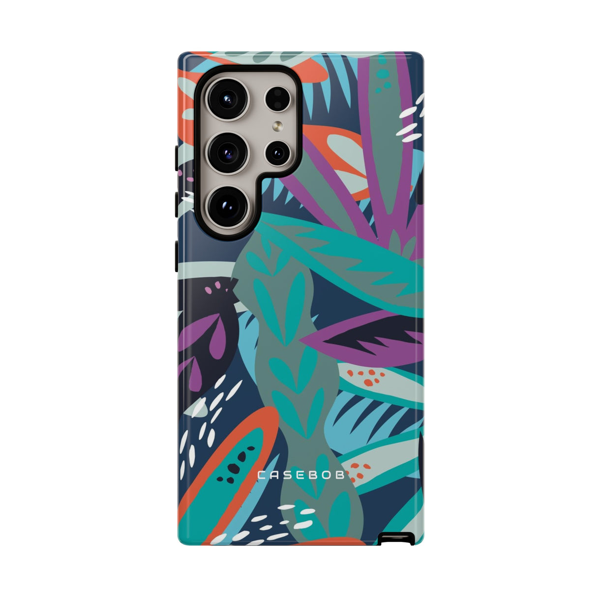 Tropical Leaf Moz - Protective Phone Case