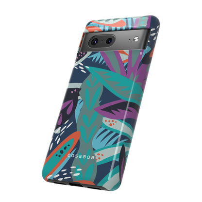 Tropical Leaf Moz - Protective Phone Case