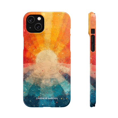 Sunburst Energy - Slim iPhone 14 Phone Case