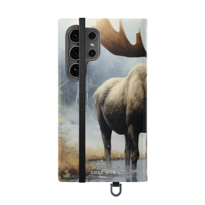 Misty Moose Reflection - Samsung S24 Ultra Case - Wallet