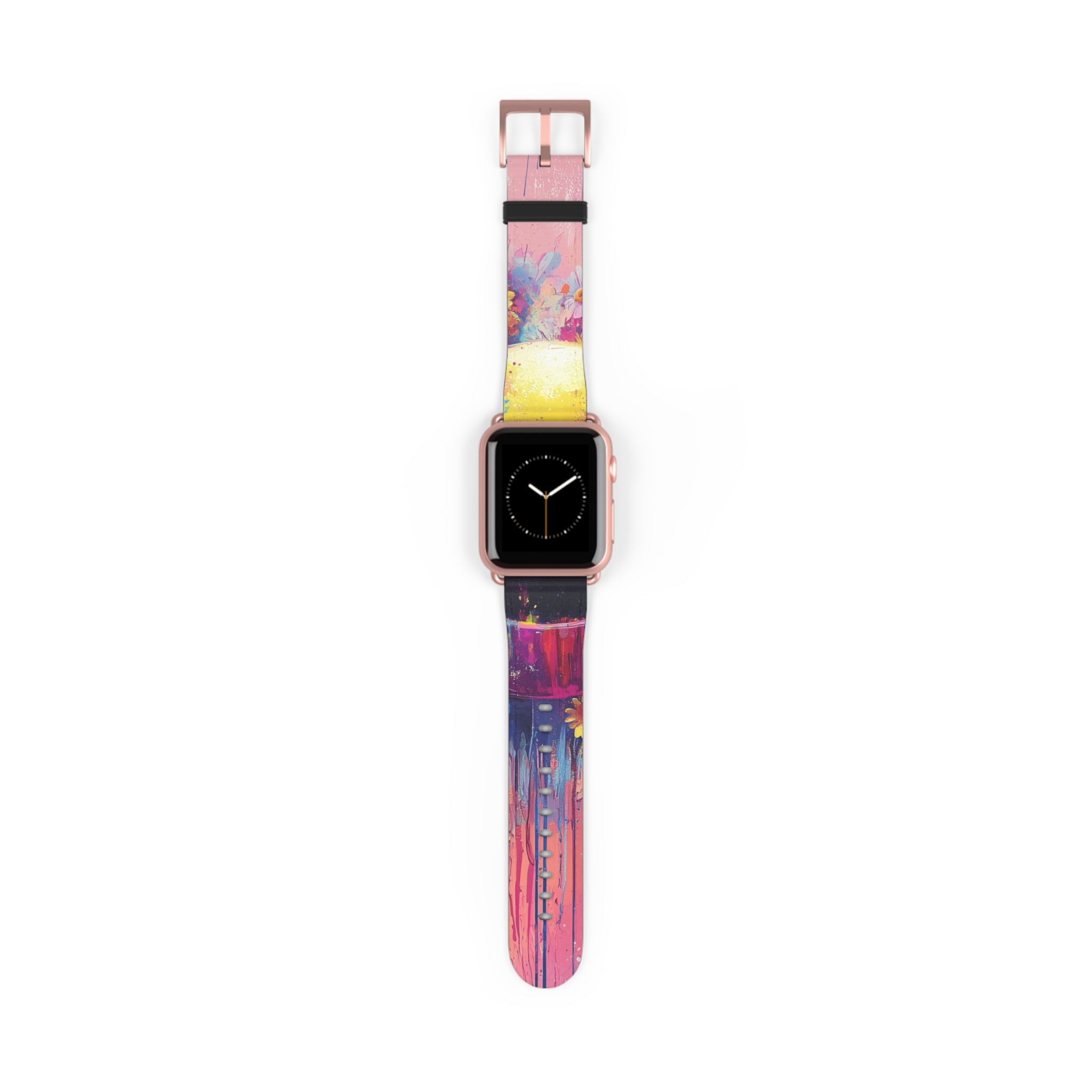 Smiley Bloom Drip - Watch Band
