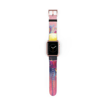 Smiley Bloom Drip - Watch Band