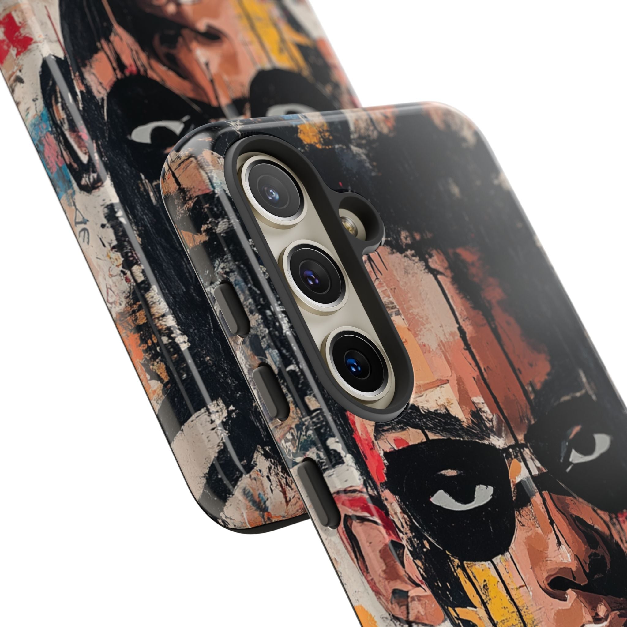 Masked Portrait Drips Samsung S24 Case - Tough