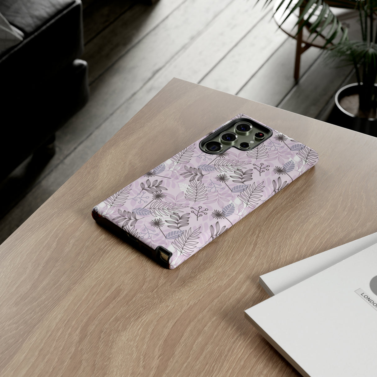 Purple Leaf - Protective Phone Case