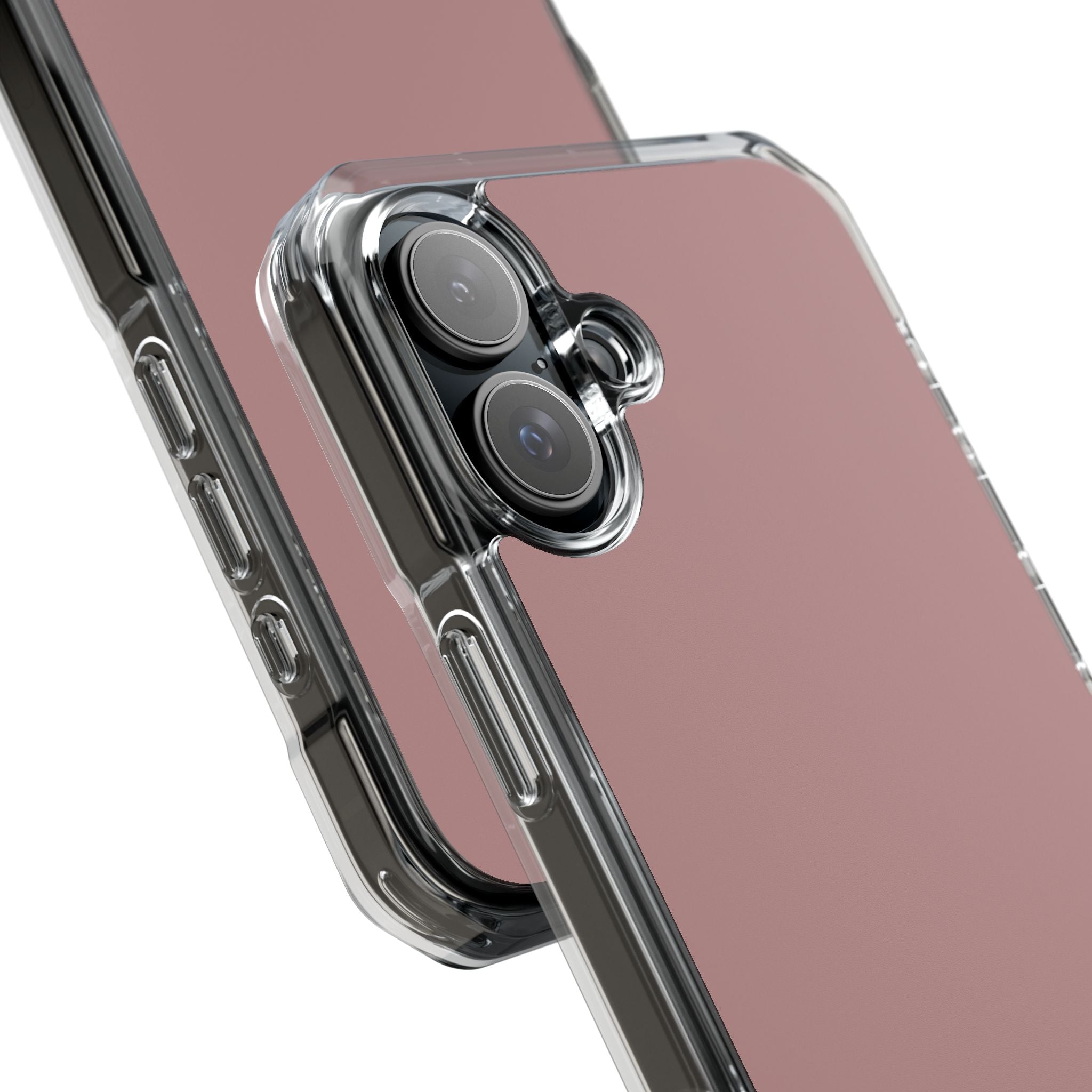 Rosy Brown iPhone 16 - Clear Impact Phone Case