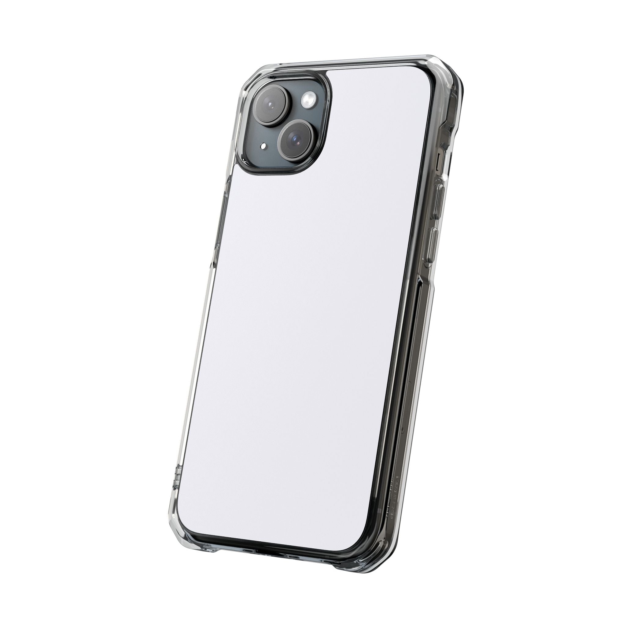 Pearl White - Clear Impact iPhone 15 Phone Case