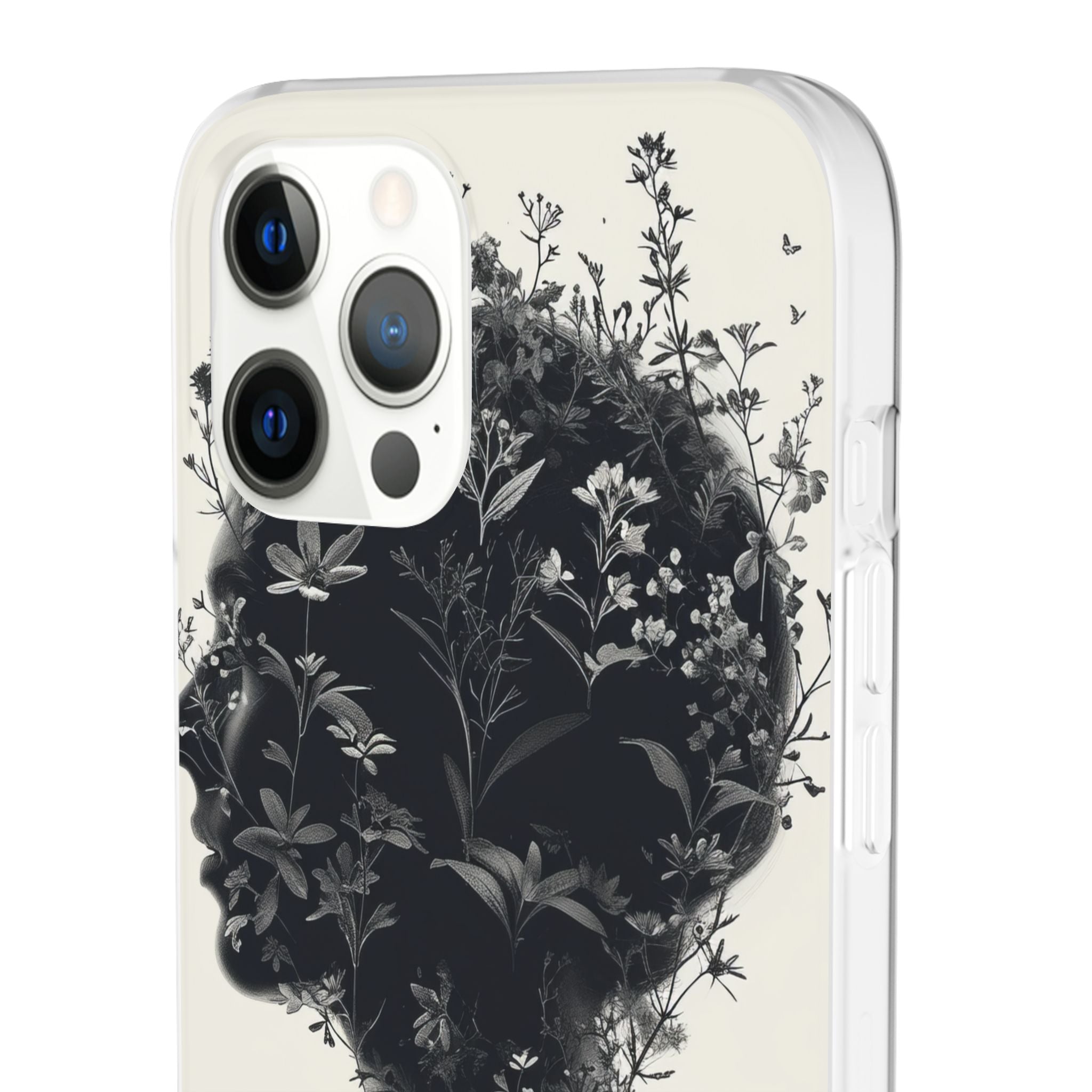 Botanical Silhouette Essence | Flexible Phone Case for iPhone