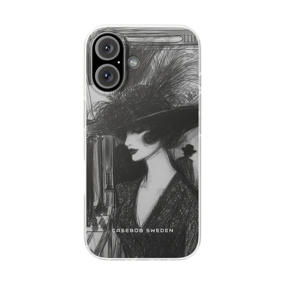 Timeless Elegance in Monochrome iPhone 16 - Flexi Phone Case