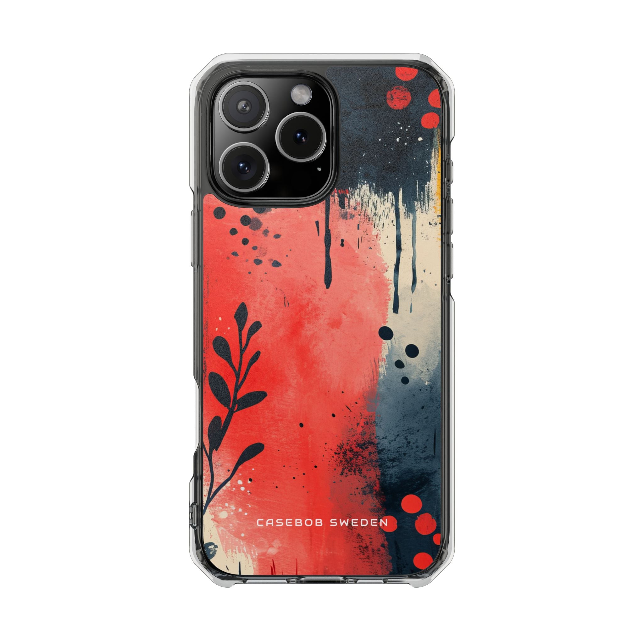 Vibrant Floral Energy iPhone 16 - Clear Impact Phone Case