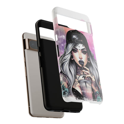 Silver Sip Nebula Google Pixel 8 Pro Case - Tough