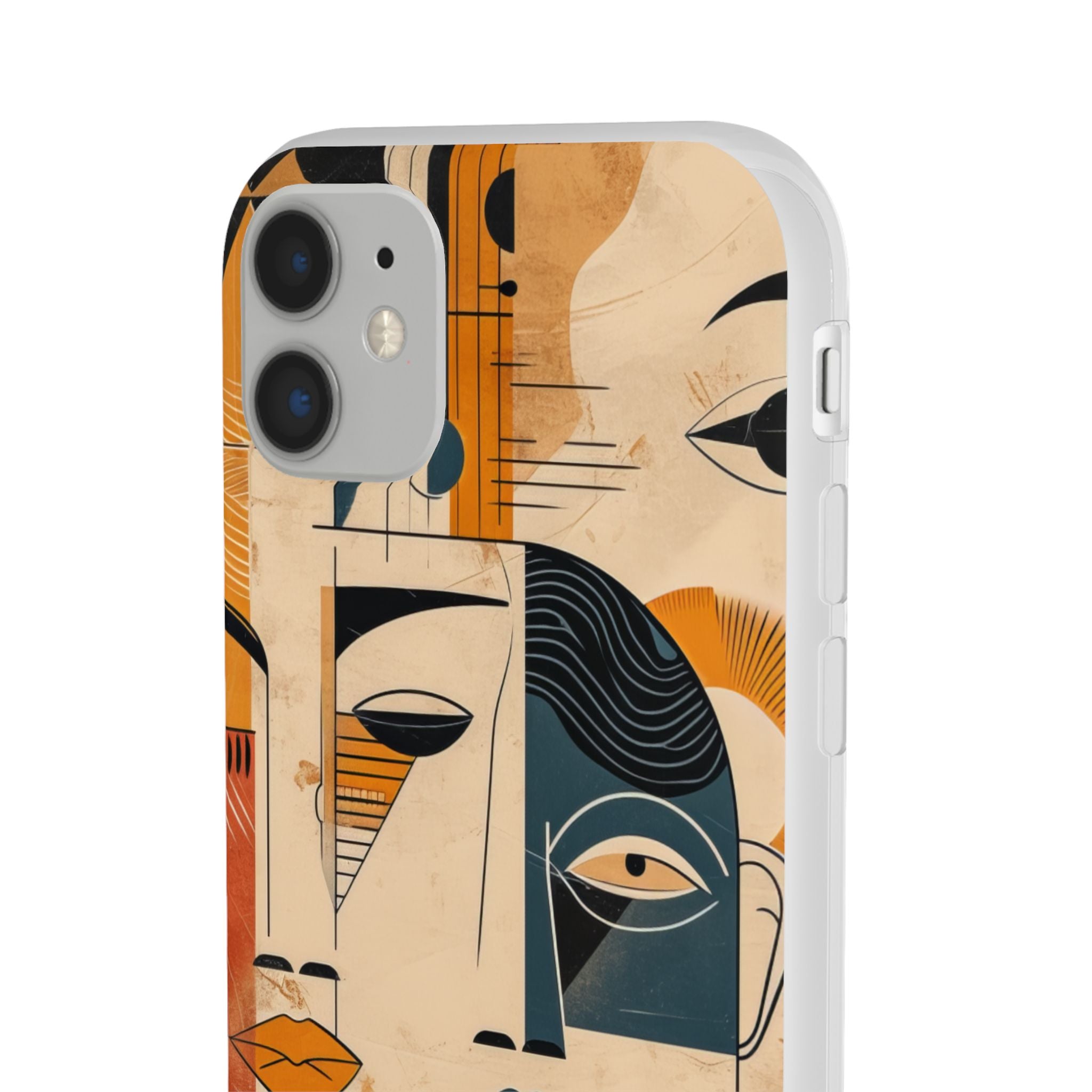 Cubist Introspection | Flexible Phone Case for iPhone