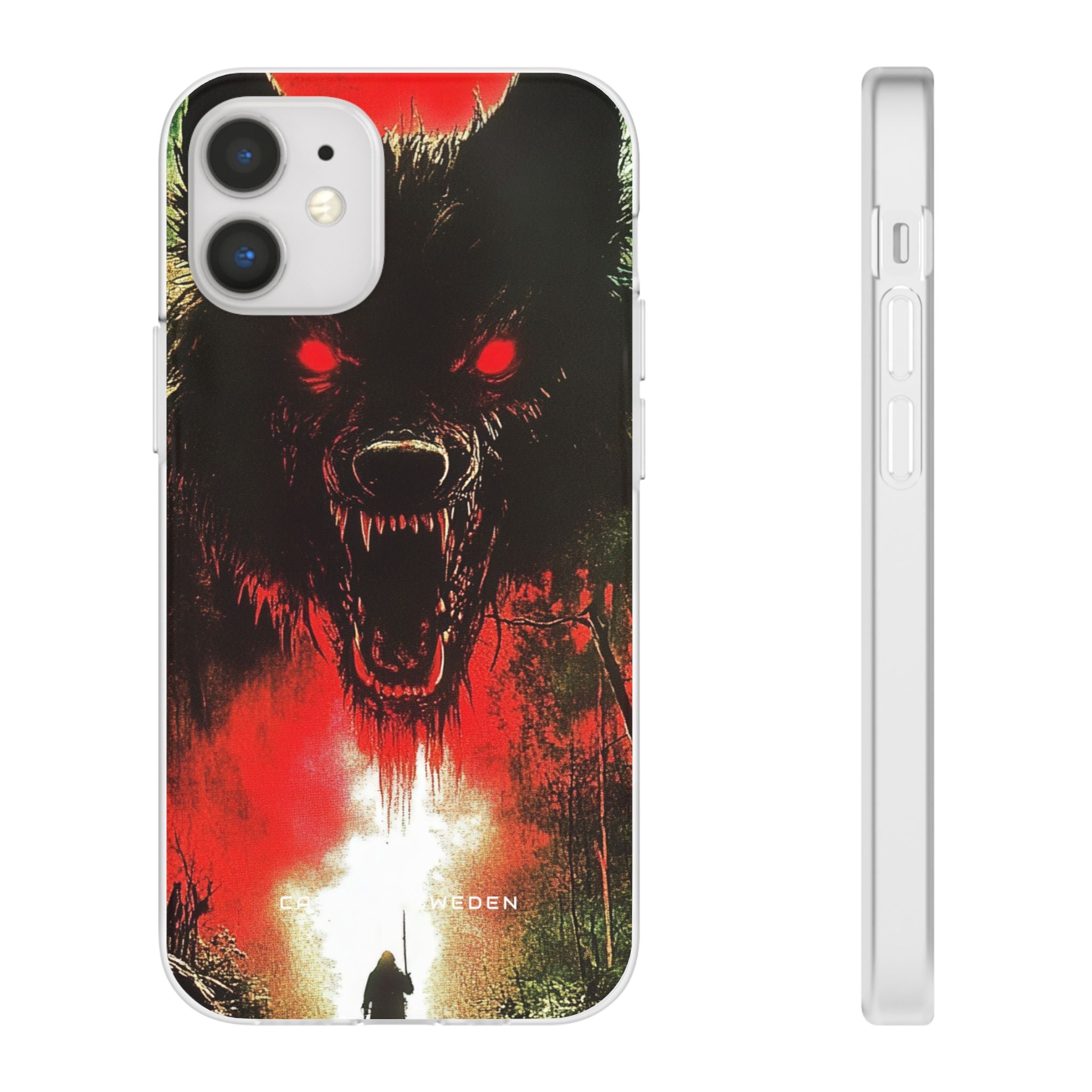 Bloodmoon Wolf's Lament iPhone 12 - Flexi Phone Case