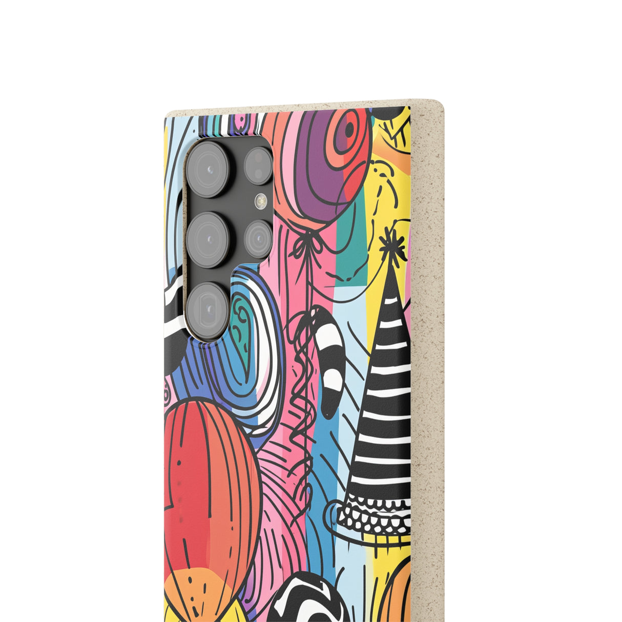 Vibrant Party Whimsy | Biodegradable Phone Case