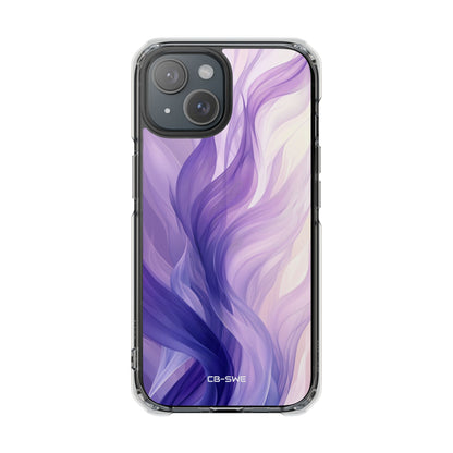 Flowing Purple Whispers iPhone Case - Impact
