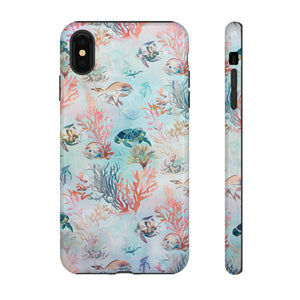 Pastel Underwater Serenade - Protective Phone Case