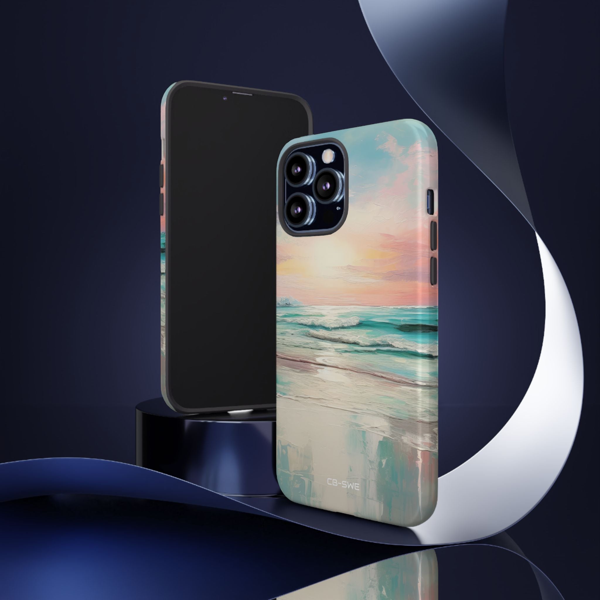 Waves Glistening Softly - iPhone Case