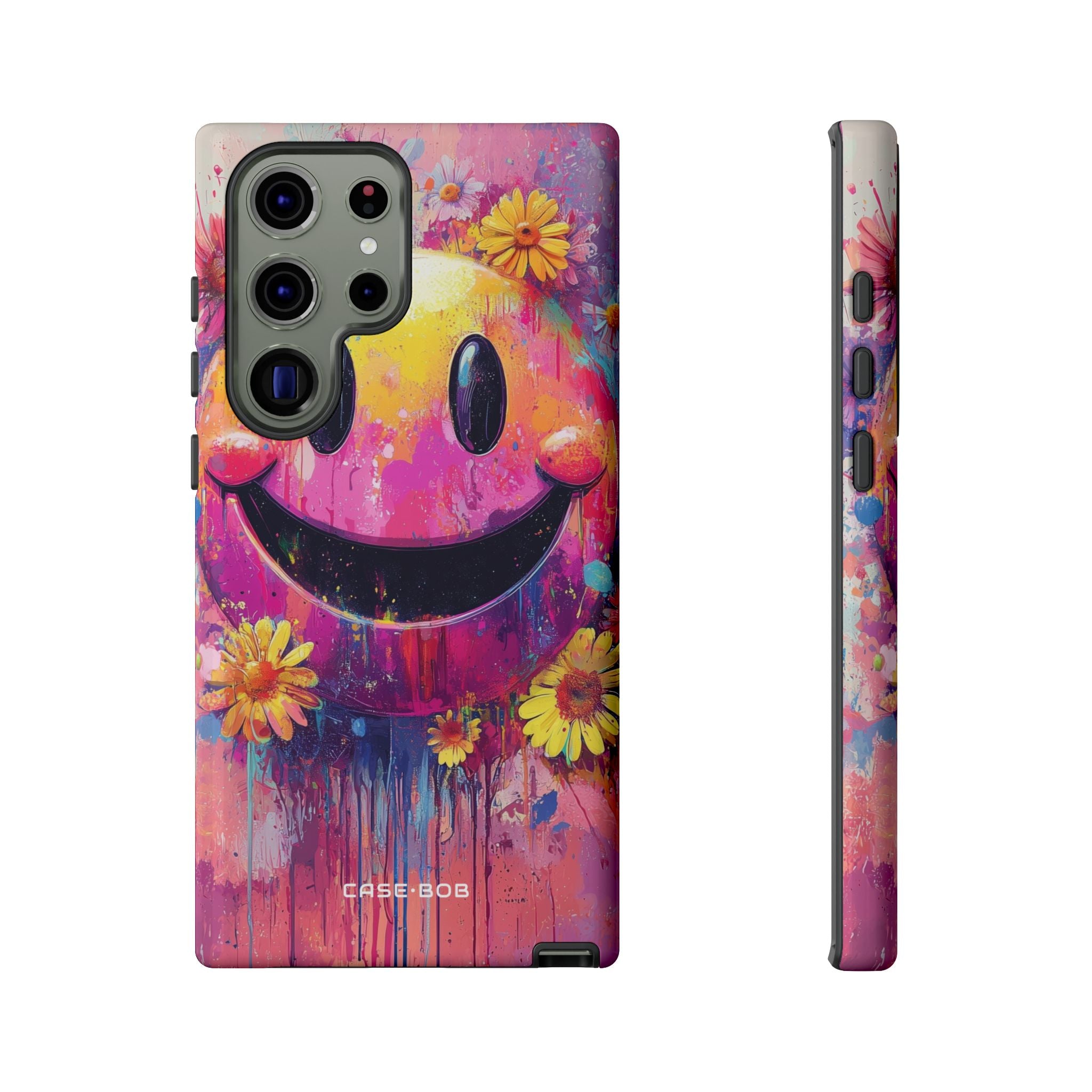 Smiley Bloom Samsung S23 Ultra Case - Tough