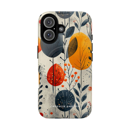 Vibrant Leaf Harmony iPhone 16 | Tough+ Phone Case