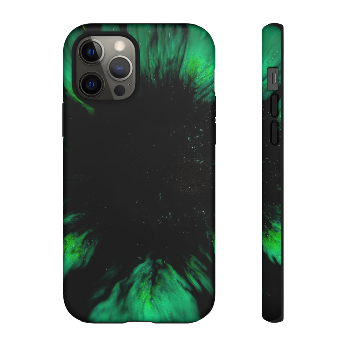 Northen Star Gaze Ink Art iPhone Case (Protective) iPhone 12 Pro Matte Phone Case