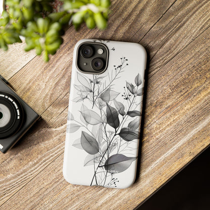 Botanical Line Harmony iPhone 15 - Tough Phone Case