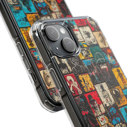 Figured Grid iPhone 15 Plus Case - Impact