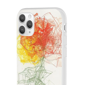 Fiery Blossom | Flexible Phone Case for iPhone