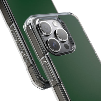 Forest Green - Clear Impact Case for iPhone