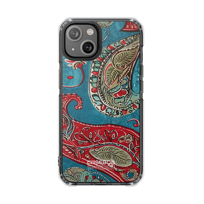 Paisley Floral Fusion iPhone 14 - Impact Clear+