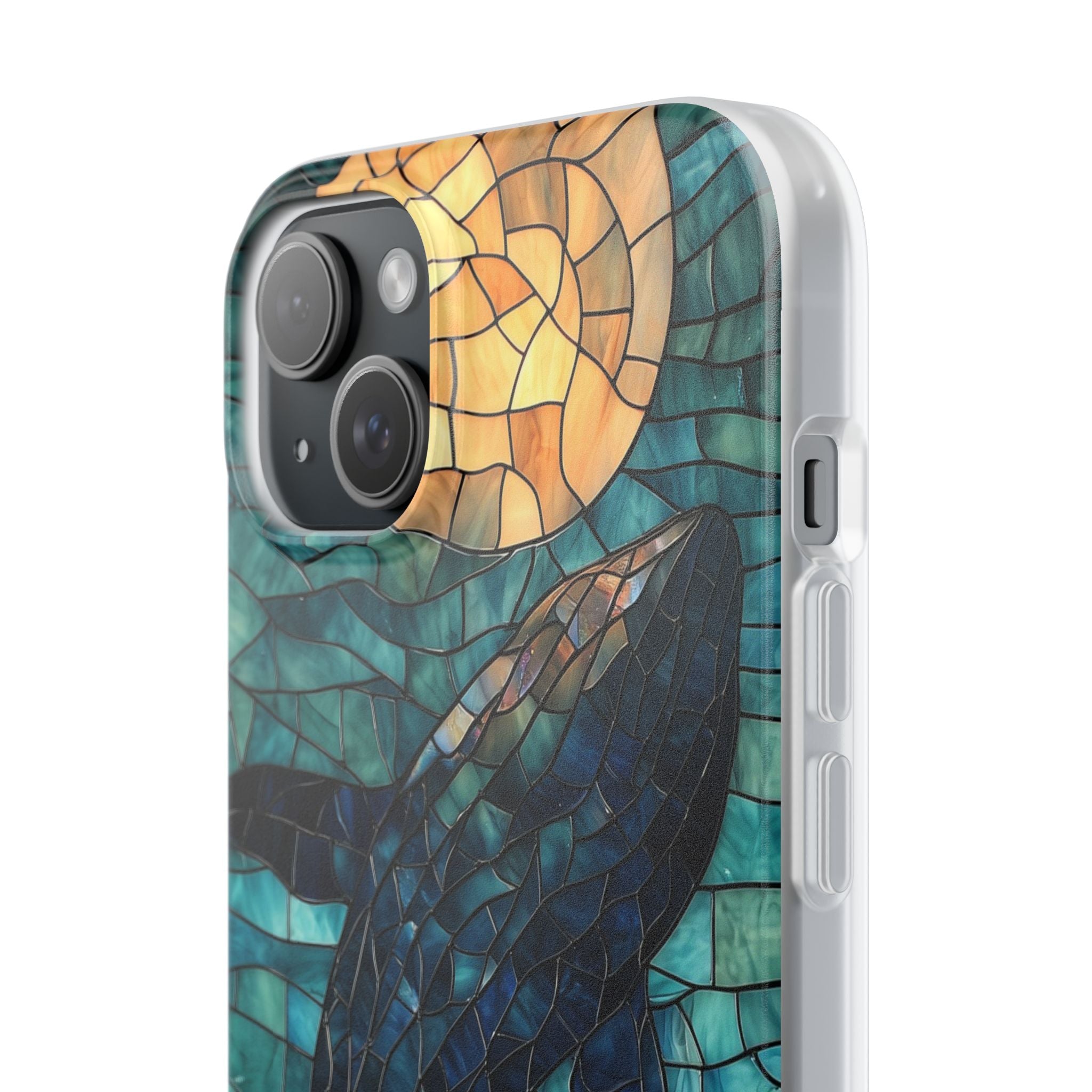 Celestial Whale iPhone 15 Plus Case - Soft