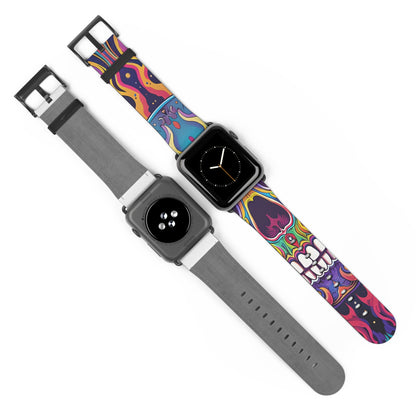 Psychedelic Skull - Watch Band