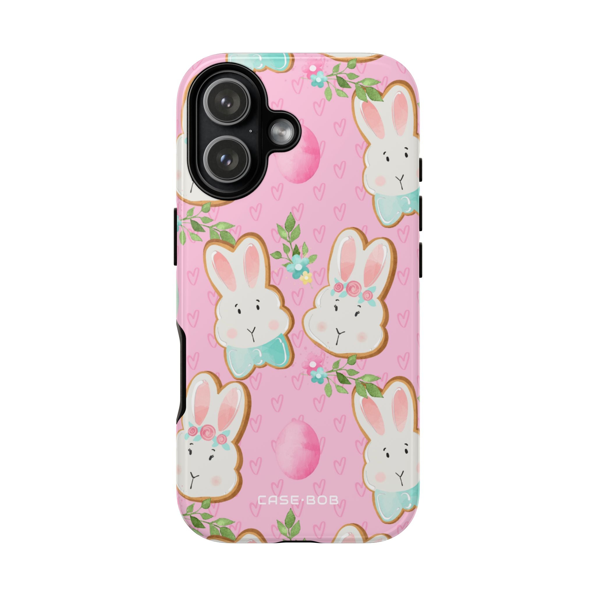 Bunny Blossom iPhone 17 Case - Tough