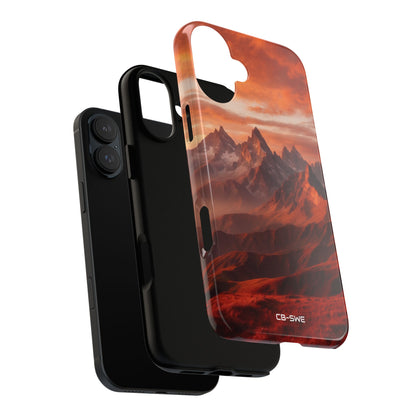 Mountain Peaks Glowing - iPhone Case