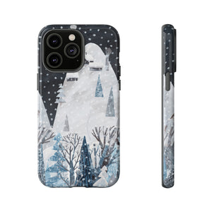 Cute Winter Landscape - Protective Phone Case