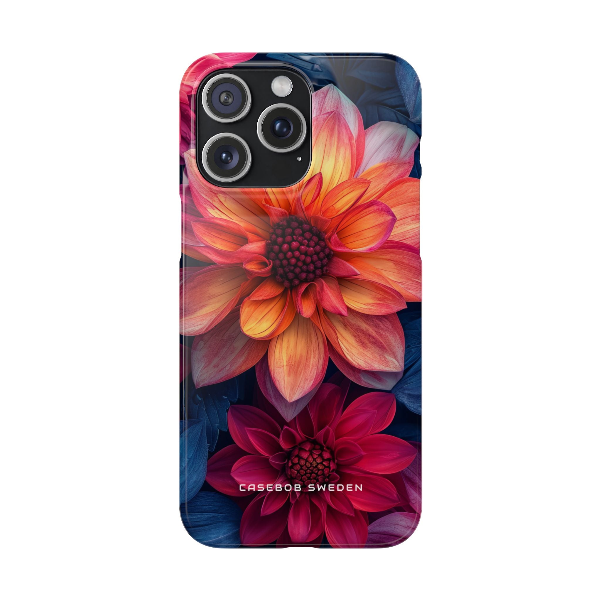 Fiery Bloom Harmony iPhone 15 - Slim Phone Case