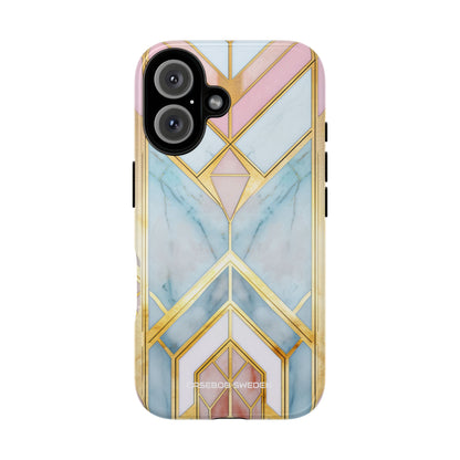 Gold Pink Art Deco - Tough iPhone 16 Phone Case