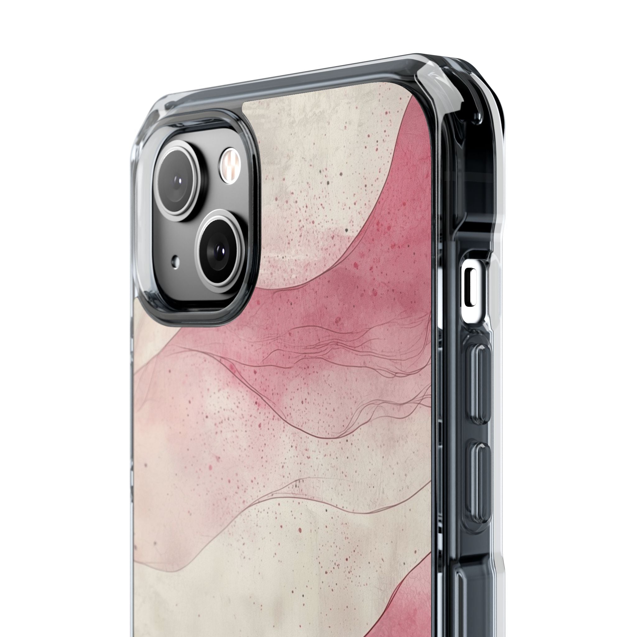Crimson Waves iPhone 14 Plus Case - Impact