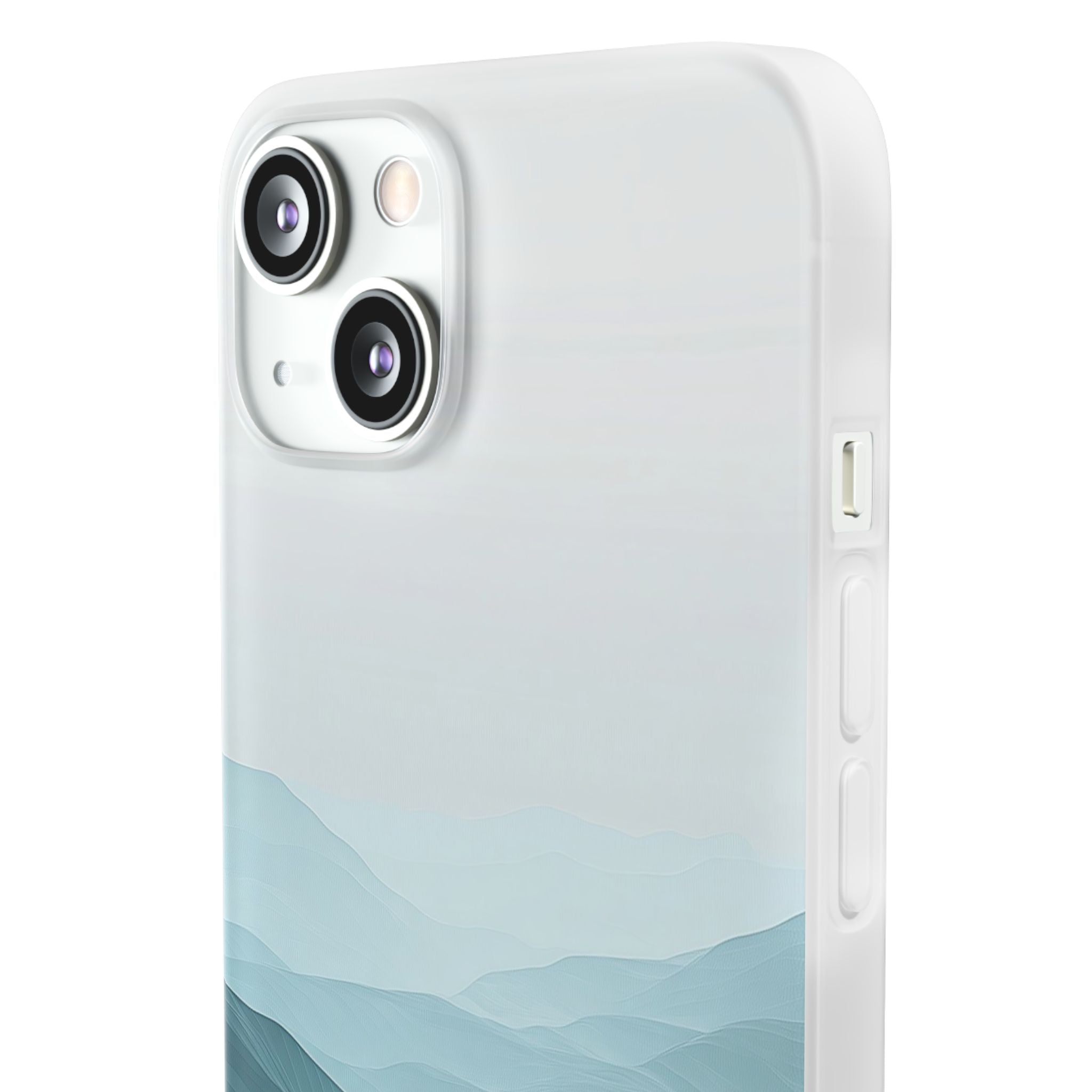 Teal Mist Mountains iPhone 13 - Soft