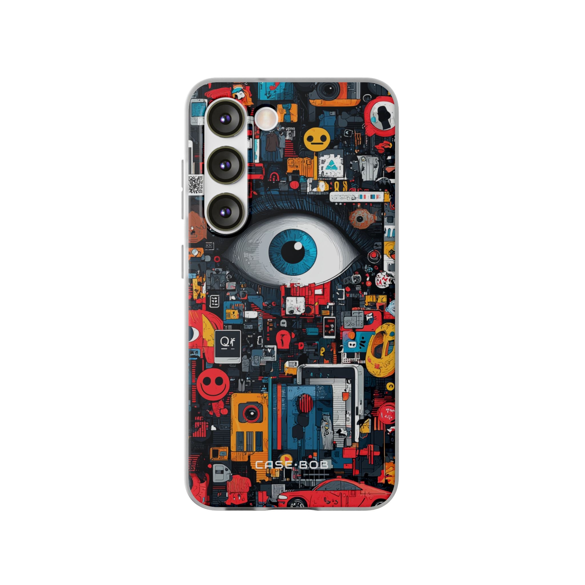 Digital Eye Blue Samsung S23 Case - Soft