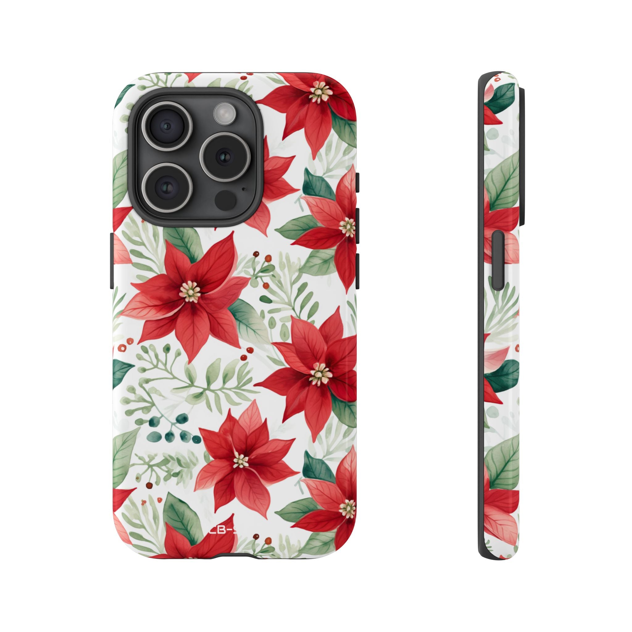 Poinsettias Bloom Bright - iPhone Case